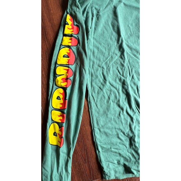 ripndrip long sleeve Graphic  t-shirt Forest Green small - Picture 2 of 12
